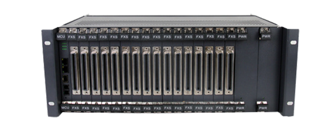 申甌大容量4U語音接入網關——SOT600-IAD